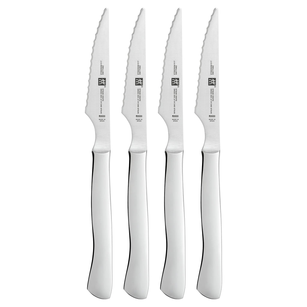 4-Piece Stainless Steel Serrated Steak Knife Set Steak Sets