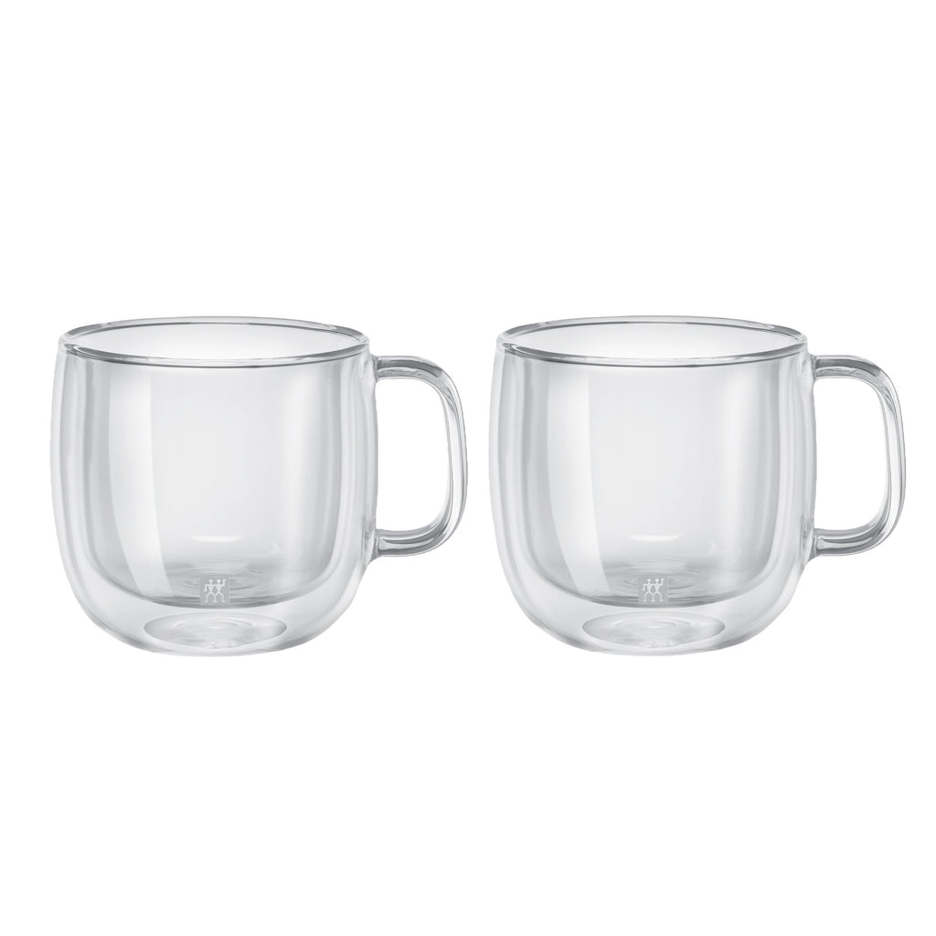 Cappuccino Glass Mug,15Oz., 450Ml 2-Piece