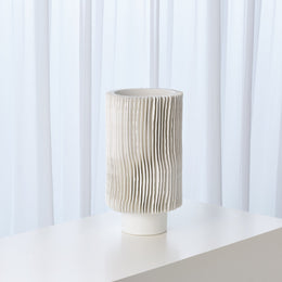 Radiator Vase : Radiator Vase (Tall / Matte White)