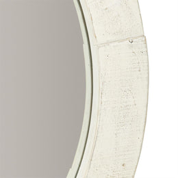 Piper Mirror - Brushed White Finish