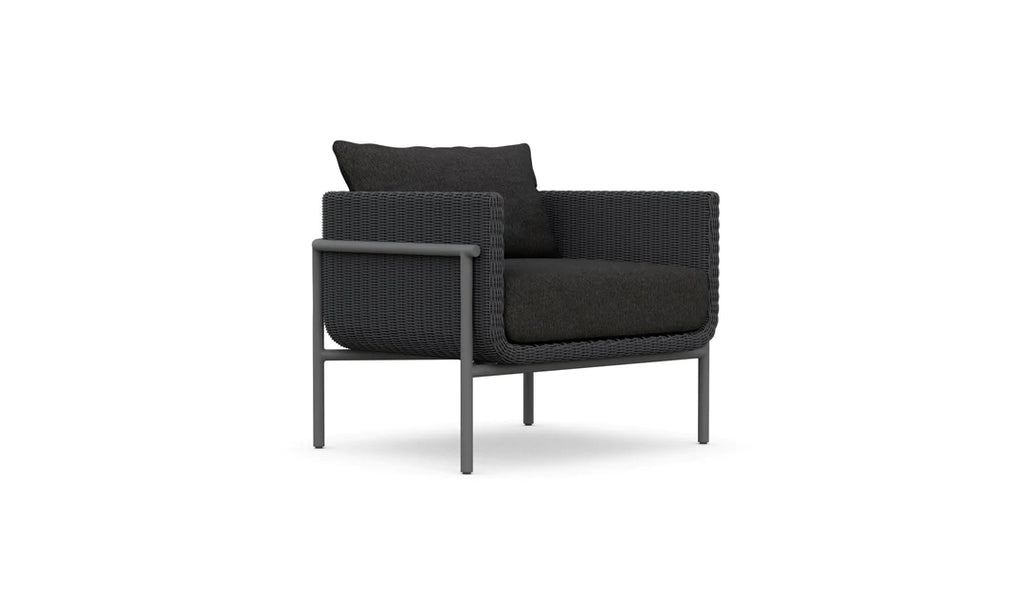 Hampton - Club Chair - Onyx with Midnight Cushion