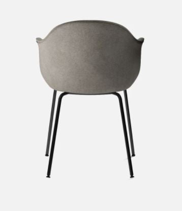 Harbour Dining Chair, Black Legs, Leather Dakar 0842 Seat