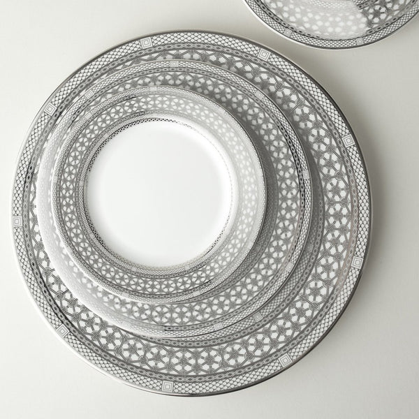 Hawthorne Ice Platinum Dinner Plate