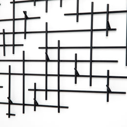 Crossin Coat Rack-Iron Matte Black