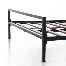 Cato Bed-Sandblasted Vintage Black-Queen