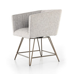 Rooney Swivel Dining Chair-Elder Sable