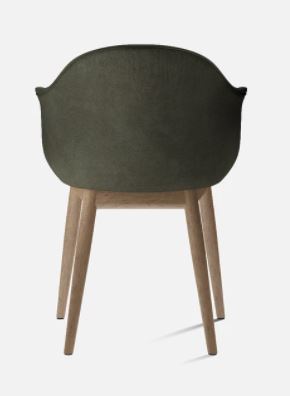 Harbour Dining Chair, Natural Oak Legs, Leather Dakar 0842 Seat