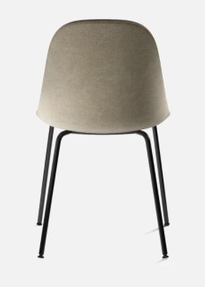 Harbour Dining Side Chair, White Legs, Remix 2, 233 Seat