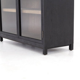 Millie Cabinet-Drifted Black/Drifted Oak