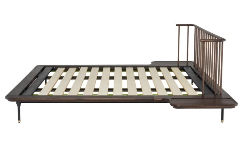 Distrikt Bed King Bed - Smoked