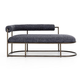 Bettie Left Arm Facing Chaise-Lyon Navy