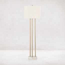 Amelie Floor Lamp-Antique Brass