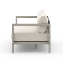 Sonoma Outdoor Sofa-88"-Grey/Faye Sand