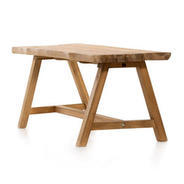 Salinas Outdoor Bench-Natural Teak