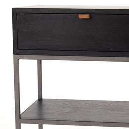 Trey Nightstand-Black Wash Poplar