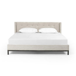 Newhall King Bed-Plushtone Linen