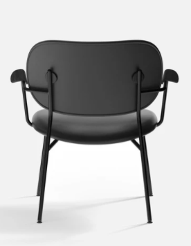 Co Lounge Chair, Black Oak Arms, Leather Dakar 0842 Seat/Back