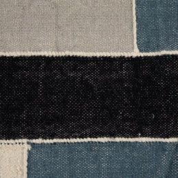 Olexi Block Border Rug-Blue-8'x10'