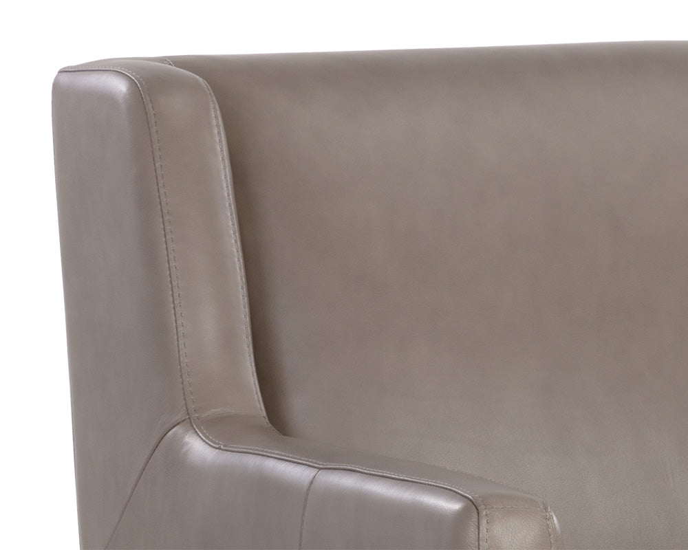 Talula Lounge Chair - Alpine Grey Leather