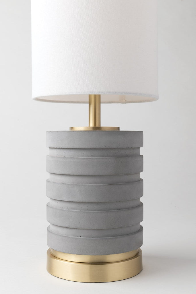 Iris Table Lamp - Aged Brass