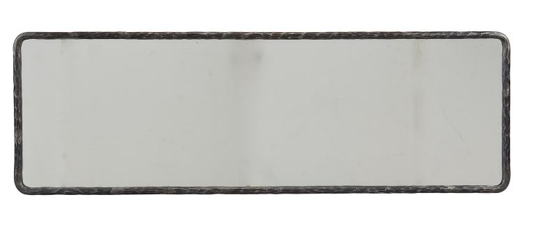 Hammered Iron Edge Full Mirror