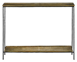 Boyles Brass Console Table