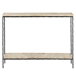 Boyles Travertine Console Table