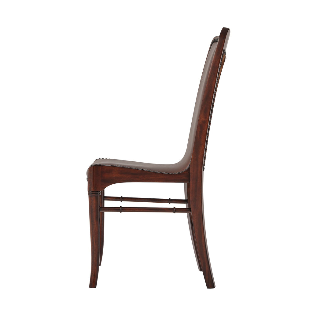 50Leather Sling Dining Chair, WL Leather - Set Of 2