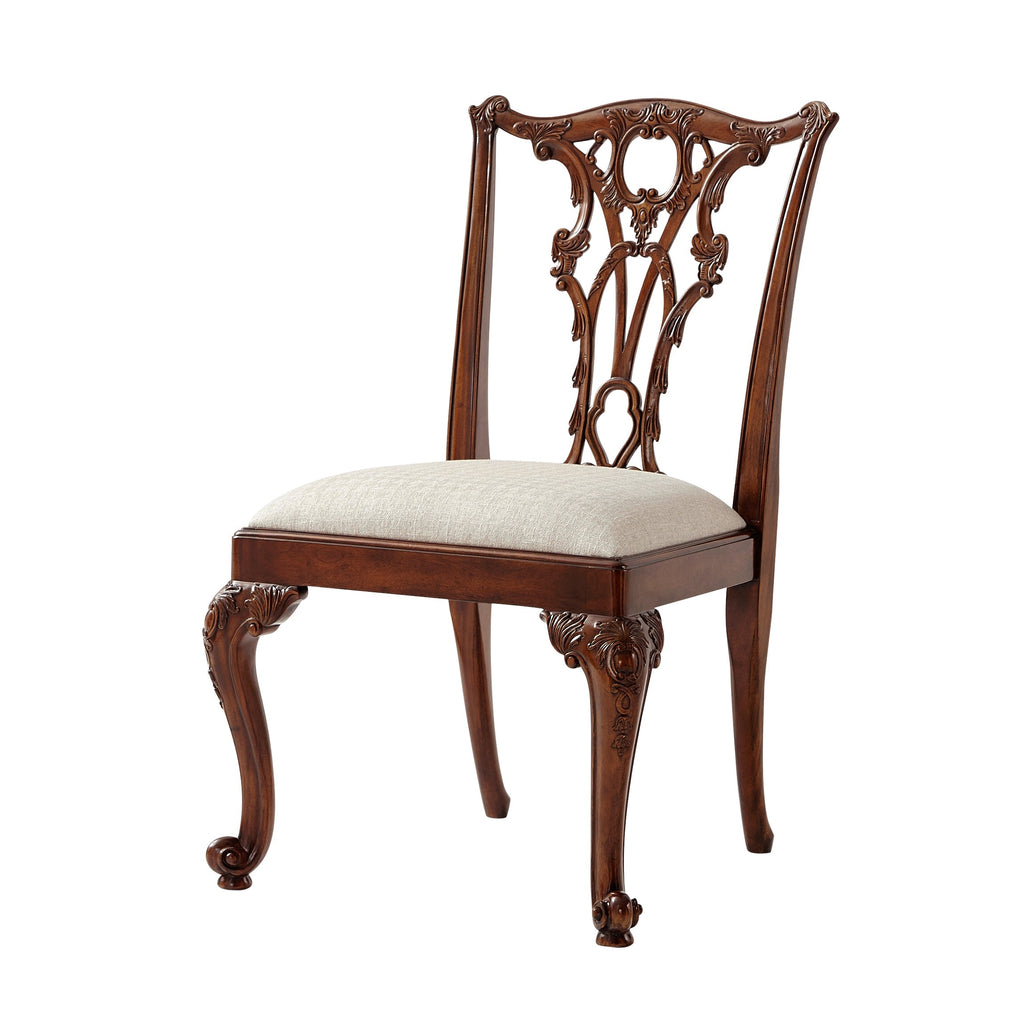 Seated In Rococo Splendor Side Chair - Set of 2