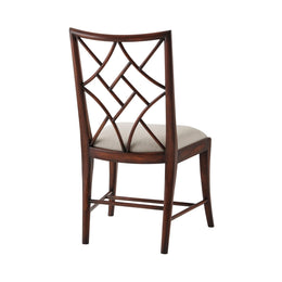 A Delicate Trellis Side Chair - Set of 2