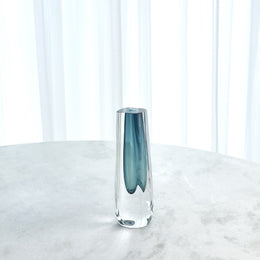 Square Cut Glass Vase : Square Cut Glass Vase (Azure)