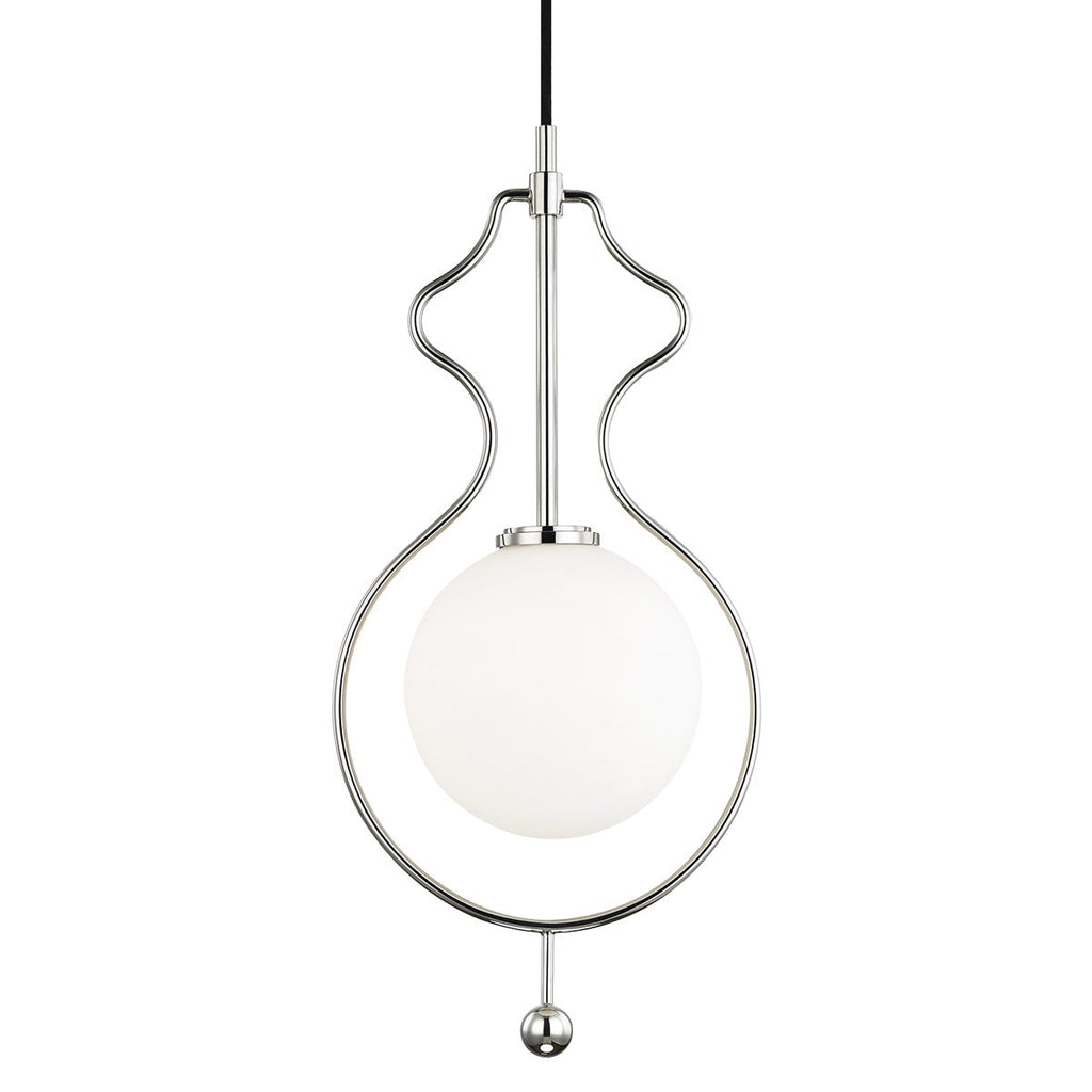 Abigail Pendant - Polished Nickel