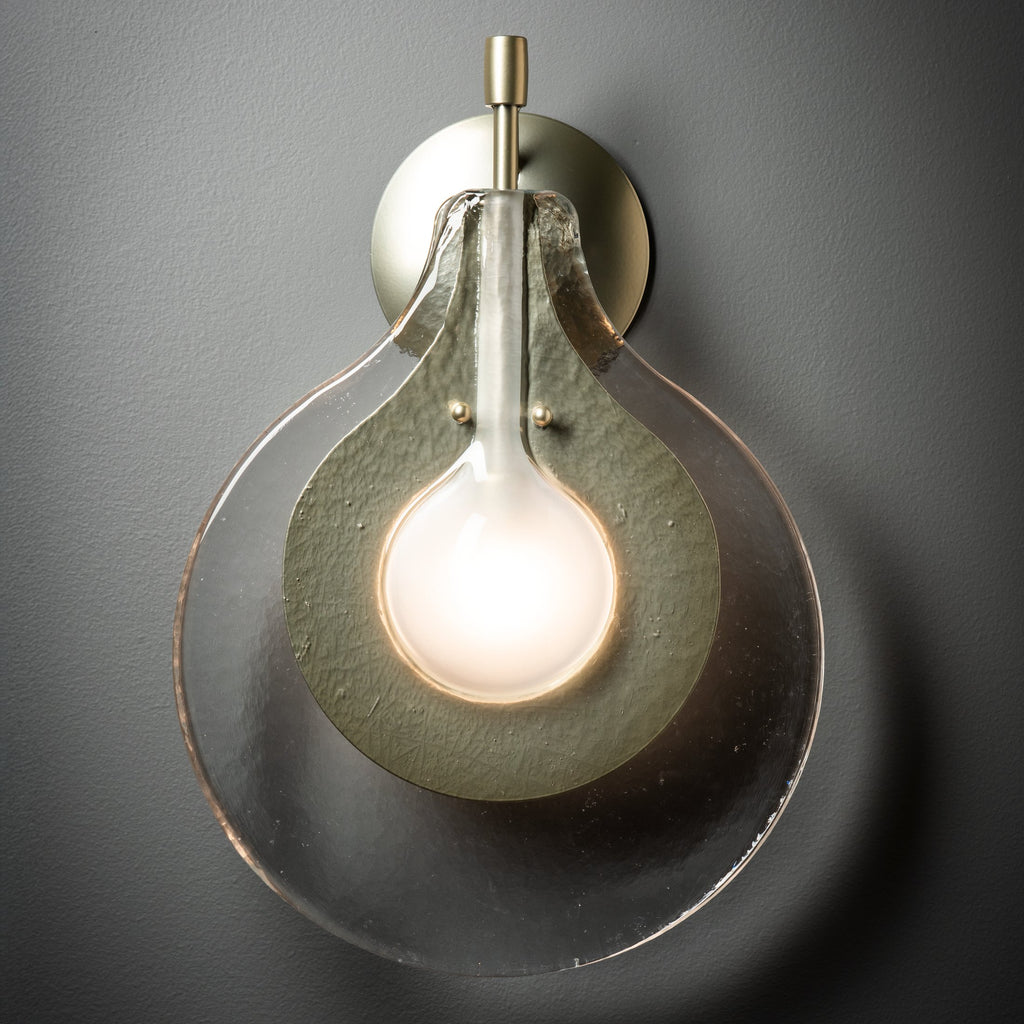 Veneto Sconce, Clear Glass With Frost