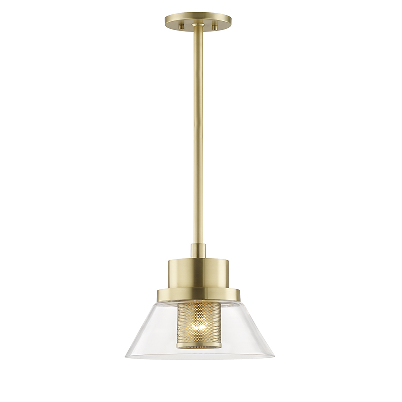 Paoli Pendant 10" - Aged Brass