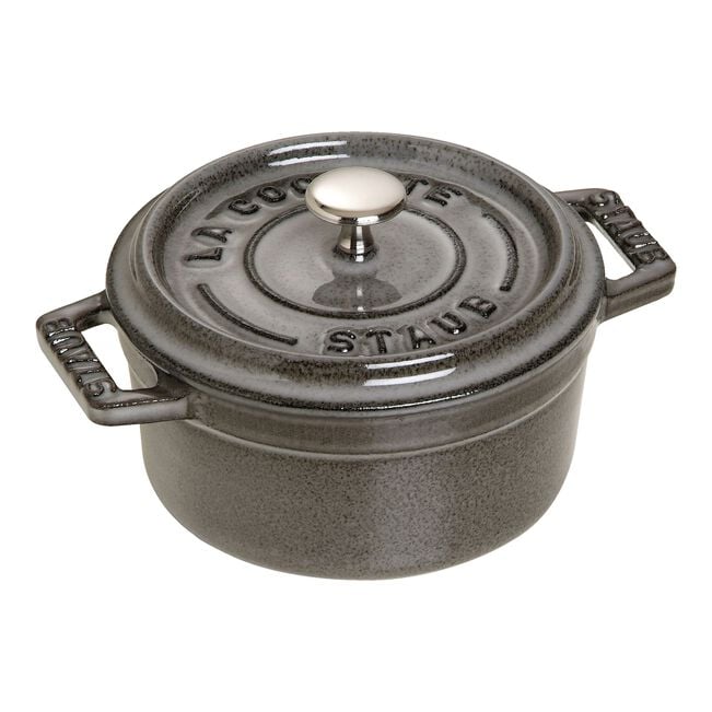 Staub Cast Iron 0.25-qt Mini Round Cocotte