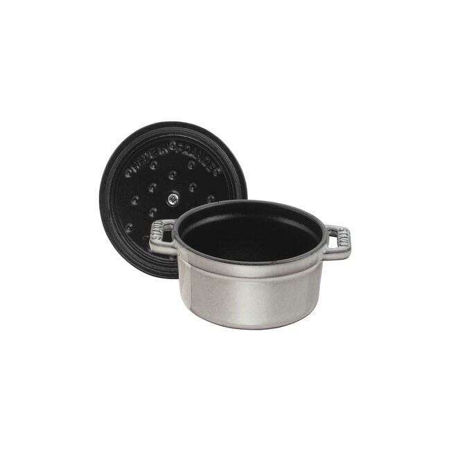 Staub Cast Iron 0.25-qt Mini Round Cocotte