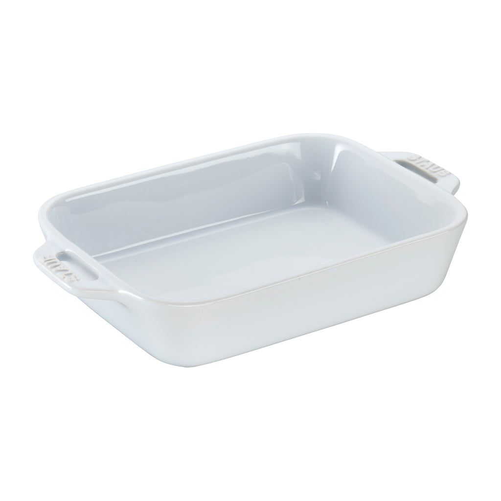 7.5" X 6" Rectangular Baking Dish - White