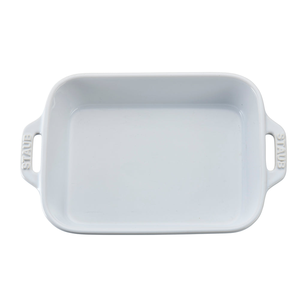 7.5" X 6" Rectangular Baking Dish - White