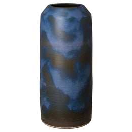 Tall Cylinder Jar, Verdi Blue 14.5x36"H