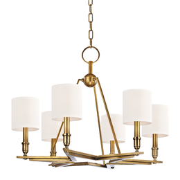 Bethesda Chandelier - Aged Brass