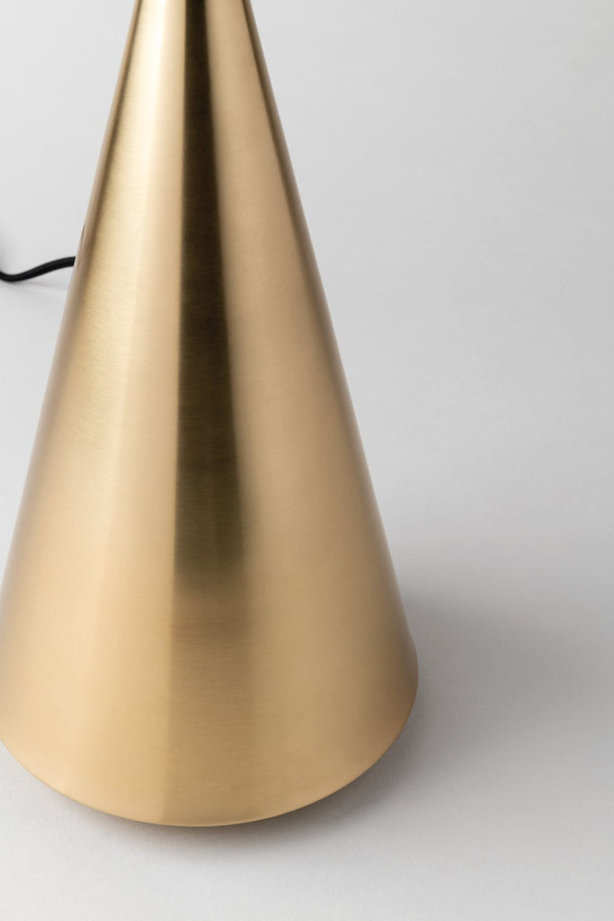 Piper Table Lamp 13" - Aged Brass/Dusk Black