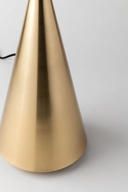 Piper Table Lamp 13" - Aged Brass/Dusk Black