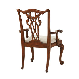 Seated In Rococo Splendor Armchair - Set of 2