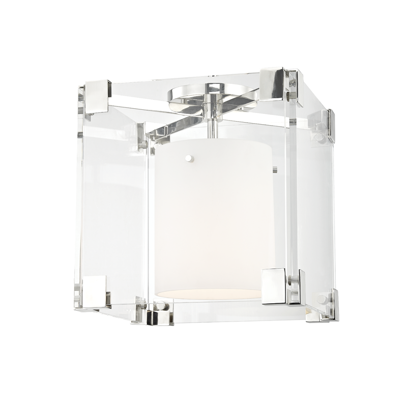 Achilles Flush Mount - Polished Nickel