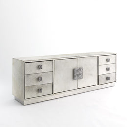 Metro Long Cabinet, Grey Hair-on-