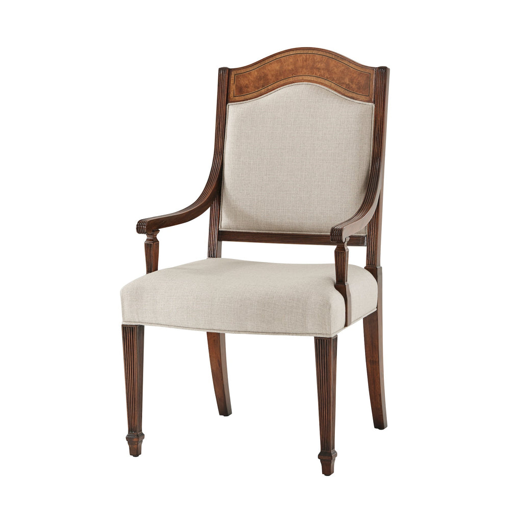 Sheraton's Satinwood Armchair - Set of 2