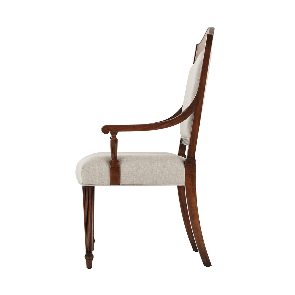 Sheraton's Satinwood Armchair - Set of 2