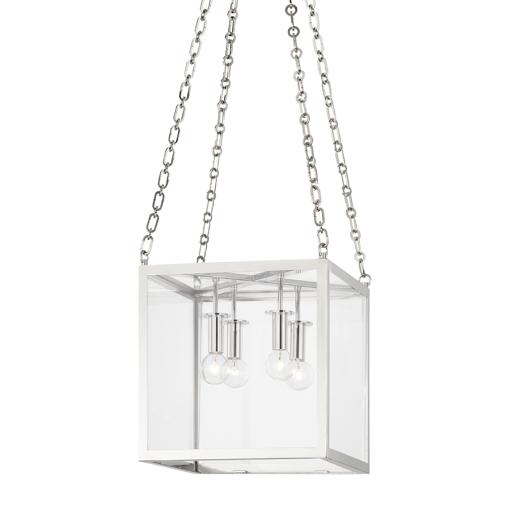 Catskill 4 Light Small Pendant - Polished Nickel