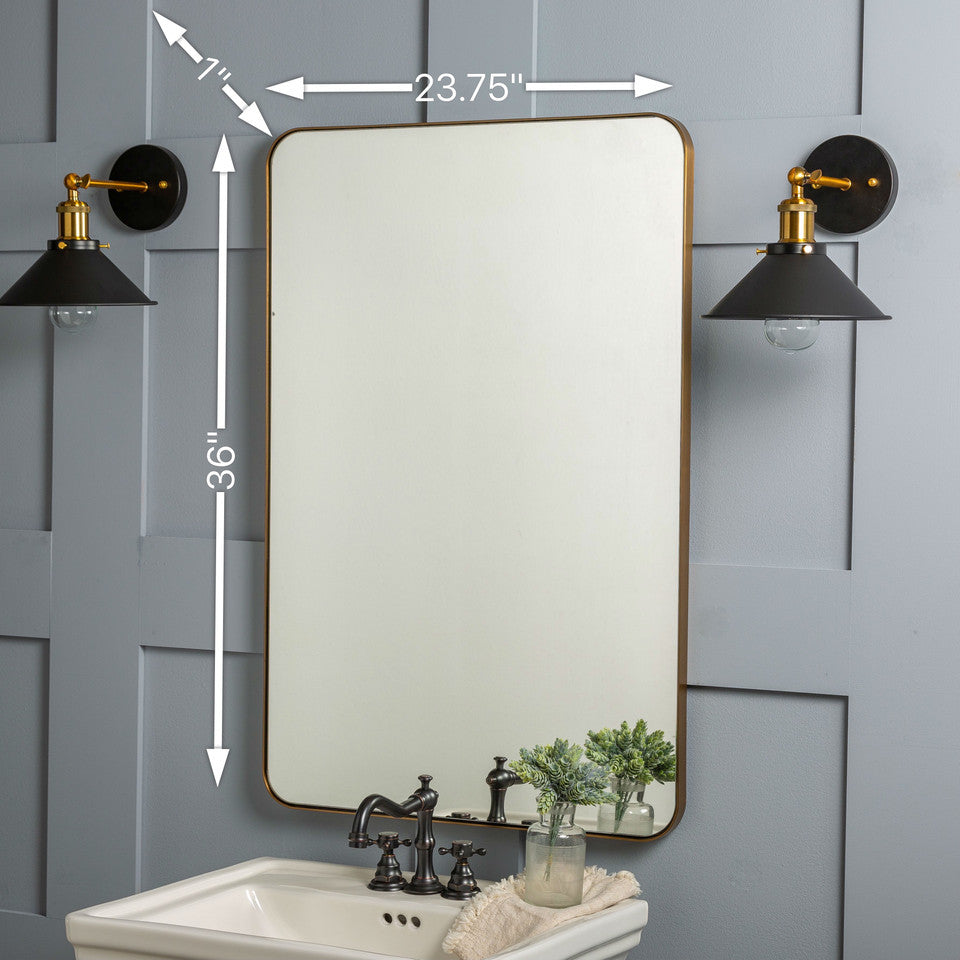 Somerset Gold Metal Mirror