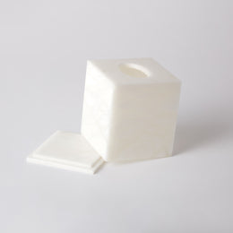 Alabaster Tissue Box